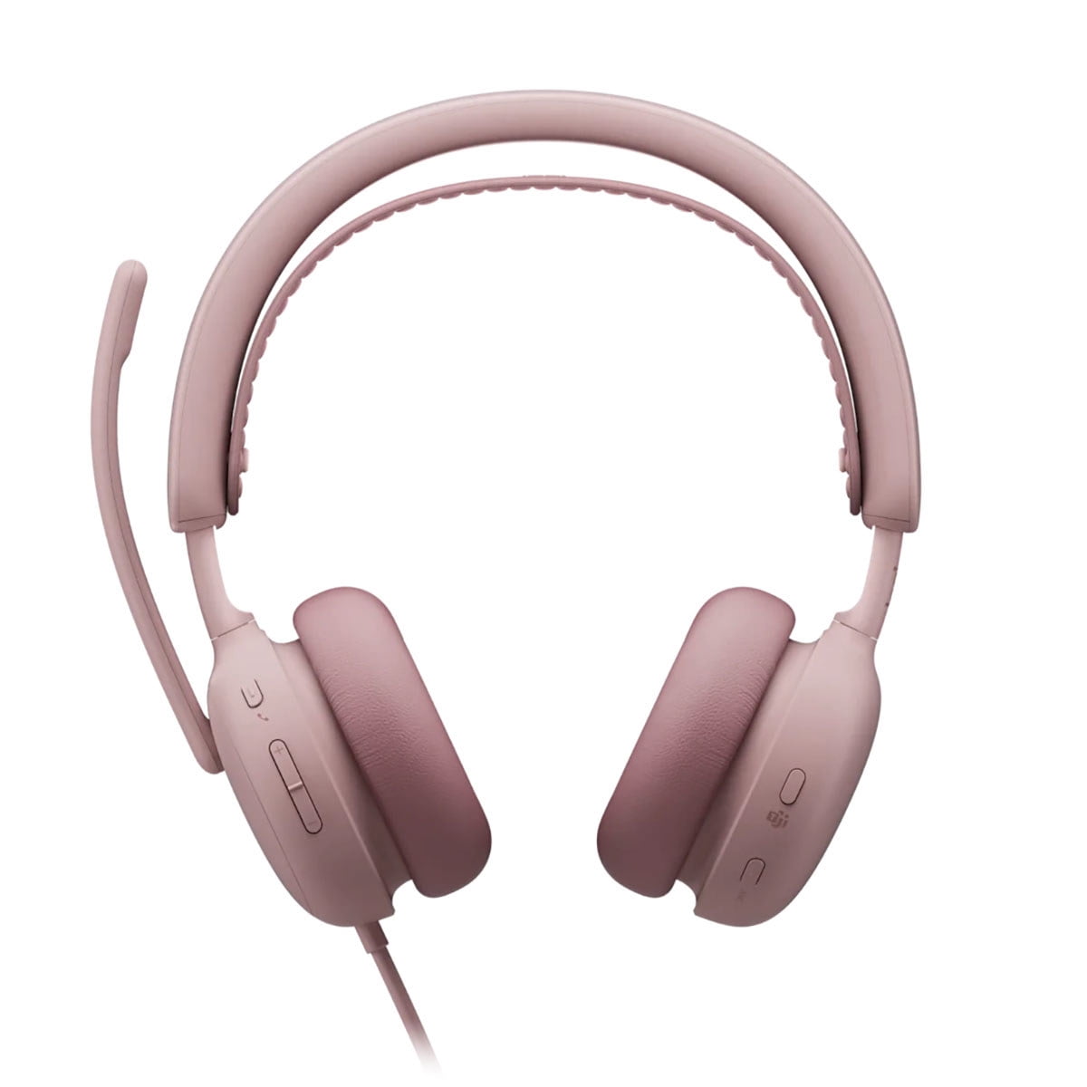 Logitech Zone Wired 2 Active Noise Cancelling Closed-Back On-Ear Stereo Headset, Rose