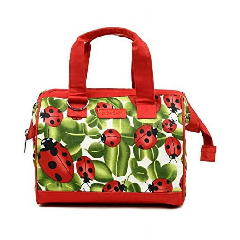 Sachi Insulated Fashion Lunch Tote Ladybug