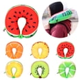 thumbnail image 3 of Billuyoard Almohada funcional y fácil de llevar del viaje de la almohada del cuello del viaje de las partículas de la espuma del compañero de Juegos de cama Naranja 30 centimetros, 3 of 6