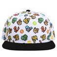 thumbnail image 1 of Pokemon Collage Chibi Characters Flatbill Snapback Hat, 1 of 4