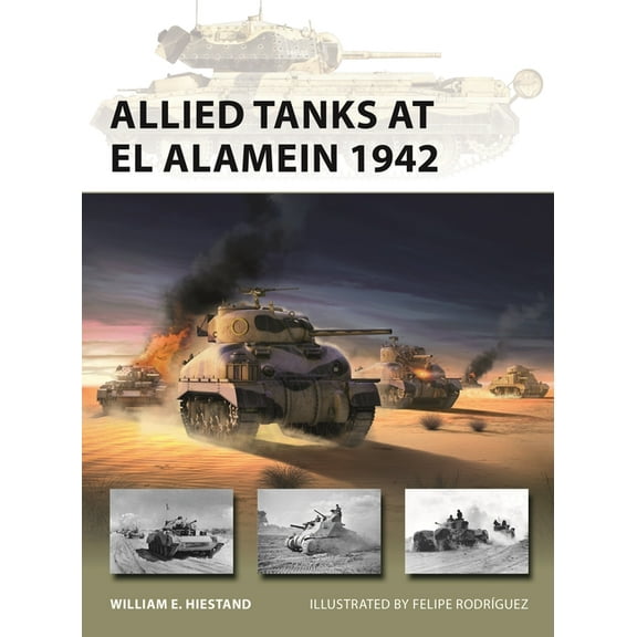 New Vanguard Allied Tanks at El Alamein 1942, Book 321, (Paperback)