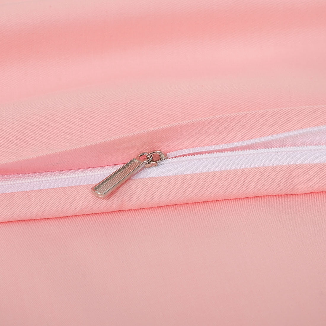 Unique Bargains 3 Pack 100% Cotton Body Pillow Cases Covers with Zipper Pink 20" x 54"