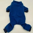 thumbnail image 2 of TELOLY Dog Clothes,Velvet Material Dog Sweatshirt,Warm Inner Layer Prevents Heat Loss Dog Clothes for Small Dogs,Blue,Xxl, 2 of 4