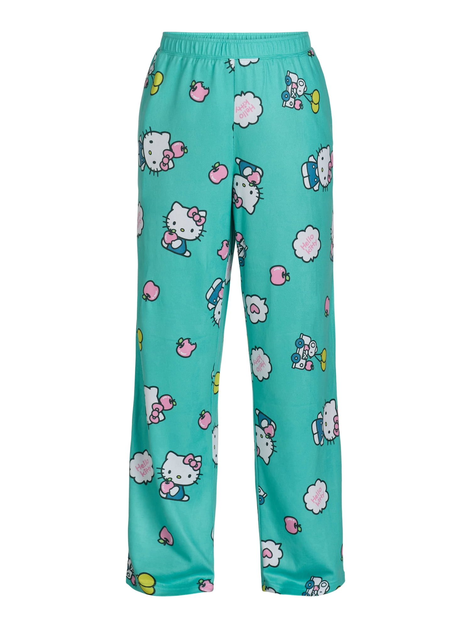 Hello Kitty Women's Apples Allover Print Lounge Pants, Sizes XS-3XL