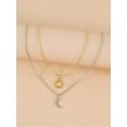 thumbnail image 2 of QQTDFG 2pcs Couple Sun & Moon Charm Necklace for Couples Friendship Necklace Creative-default, 2 of 5