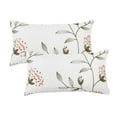 thumbnail image 4 of Home Soft Things Embroidery Canvas Throw Pillow Cover Pillow Case 2 Piece Set - Sunflower - Gold - 14" x 26" LUMBAR, 4 of 7