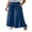 Blue, variant on SHEWIN Womens Plus Size Pants Casual Elastic High Waist Flowy Pants Drawstring Palazzo Pants with Pockets 1X-5X