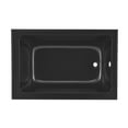 thumbnail image 3 of Voltaire 48" x 32" Right-Hand Drain Alcove Bathtub with Apron in Matte Black, 3 of 8