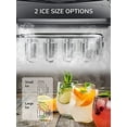 thumbnail image 2 of Silonn Ice Makers Countertop 9 Bullet Ice Cubes Ready in 6 Minutes, 26lbs in 24Hrs Portable Ice Maker Machine Self-Cleaning, 2 Sizes of Bullet-Shaped Ice for Home Kitchen Office Bar Party, 2 of 7