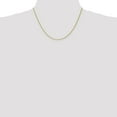 thumbnail image 2 of 14k Yellow Gold 18 Inch 1.3mm Rope Chain Necklace Pendant Charm, 2 of 9
