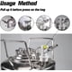 thumbnail image 5 of Juego de desconexión rápida de barril de cerveza líquida y Gas con bloqueo de bola de 2 pares, tuerca y grifo de cerveza para sistema de elaboración casera, 5 of 5