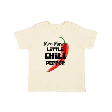 

Inktastic Mee Maw s Little Chili Pepper Gift Toddler Boy or Toddler Girl T-Shirt
