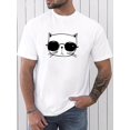 thumbnail image 1 of Men's Casual Athletic T-Shirt with Unique Cat Print - Crew Neck, Short Sleeve, Breathable Polyester - Perfect for Summer Outdoors & Sports Tee For Adult, Men, Women, Teen, Teenager, Adolescent, Youth, 1 of 6