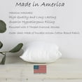 thumbnail image 4 of UniikStuff Mini 8x8 Small Pillow Insert Hypoallergenic Insert Polyester Pillow Inserts Throw Pillow Insert 8 x 8 Inch Insert Home Decor Pillow Form, 4 of 4