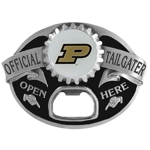 Purdue Boilermakers Tailgater Belt Buckle Bottle Opener