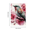 thumbnail image 3 of Creowell Bird Branch Pink Flowers Tapestry Wall Art for Home Decor 40*60in, 3 of 6