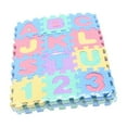 thumbnail image 2 of Tapete de juego de rompecabezas, tapete de juego de espuma con número de alfabeto, juego de 36 piezas, tapete de ejercicio colorido educativo suave,, 2 of 9
