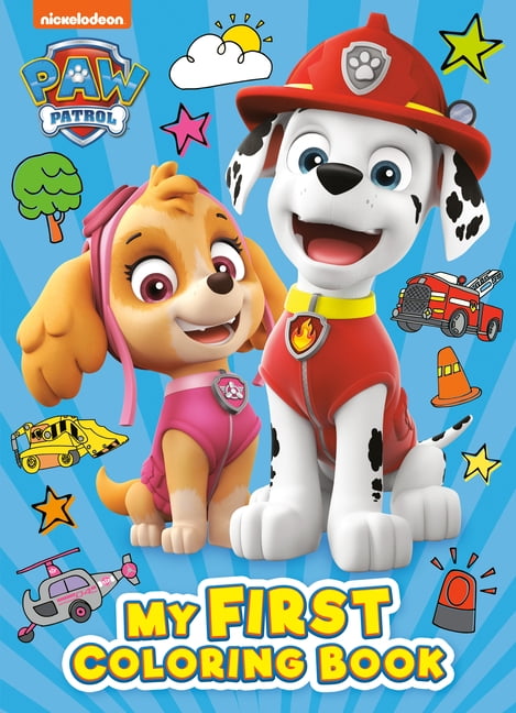 PAW Patrol: My First Coloring Book (Paperback) - Walmart.com