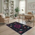 thumbnail image 2 of ODIKA Spiral Nebula Constellation Charts Planets Orbiting Stars Galaxy Flowing Dynamic for Playroom, Bedroom, Reading Nook, Pet Friendly & Kids Safe Play, 2 of 7