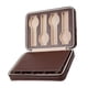 thumbnail image 1 of Caja de reloj de cuero PU organizador caja de reloj caja de almacenamiento de reloj bolsa joyero 8 ranuras marrón Zulema Reloj organizador, 1 of 6