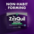 thumbnail image 6 of Vicks ZzzQuil Nighttime Sleep Aid Ultra Tablets, Doxylamine 25mg Sleeping Pills, 24 Count, 6 of 13