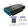 thumbnail image 7 of Renogy 2000W 12V Pure Sine Wave Battery Converter, ETL Listed with Built-in 5V/2.1A USB port and AC Hardwire Port Solar Power Inverter, 7 of 7