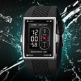 thumbnail image 4 of Fashion Men's Digital Analog Watches Square Face Sport Casual Dual Display Multifunctional Wristwatch for Men with Alarm Waterproof LED Luminous, 4 of 8