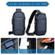 thumbnail image 5 of Mochila bandolera antirrobo con puerto USB, impermeable, ligera, para el pecho, 16 x 9,5 x 33 cm, 5 of 6