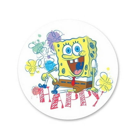 Spongebob Happy Spongebob Edible Icing Image Cake Decoration Topper -1/4 Sheet