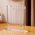 thumbnail image 3 of Acrylic necklace earring stand holder jewelry display case hanging earing organizer bracelet stamds jewellery holders shelf claer necklace stand, 3 of 6