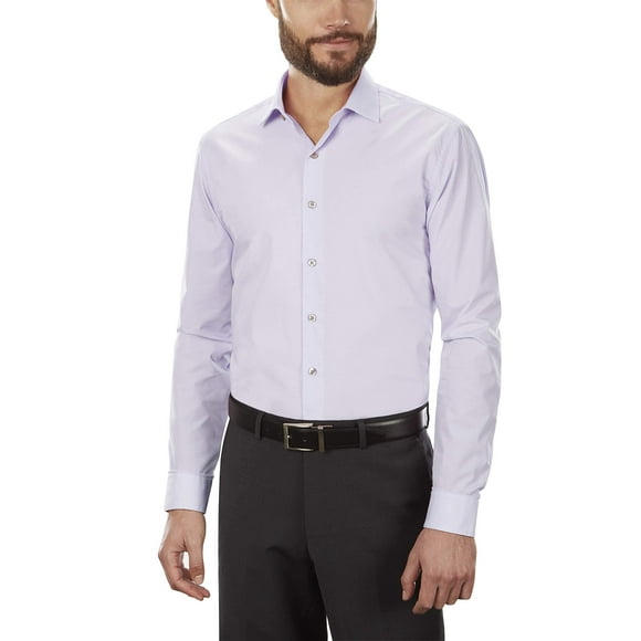 Camisa de vestir UNLISTED Slim Fit Solid para hombre, color lila