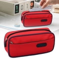 thumbnail image 2 of Ngxiha Large Capacity Pencil Case, 2 Layer Pen Bag with Zipper, Portable Stationery Organizer, 2 of 9