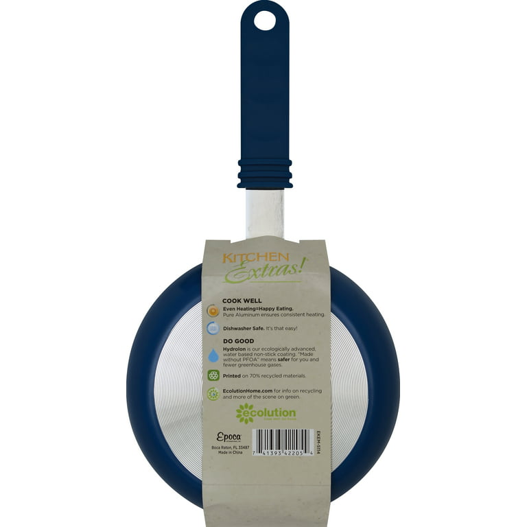 Ecolution Kitchen Extras 5-1/2-Inch Fry Pan, Mini, Blue