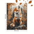 thumbnail image 3 of Qisvanset 12x16 Inch Forest Fox Canvas Wall Art, Mystical Wildlife Art Rustic Nature Theme Home Decor, 3 of 8