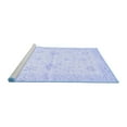thumbnail image 2 of Ahgly Company Machine Washable Indoor Rectangle Oriental Blue Traditional Area Rugs, 3' x 5', 2 of 4