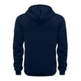 thumbnail image 5 of TOWED22 Mens Zip Up Hoodie Long Sleeve Fleece Casual Hooded Sweatshirts Athletic Full Zip Jacket with Pockets(Navy,XL), 5 of 8