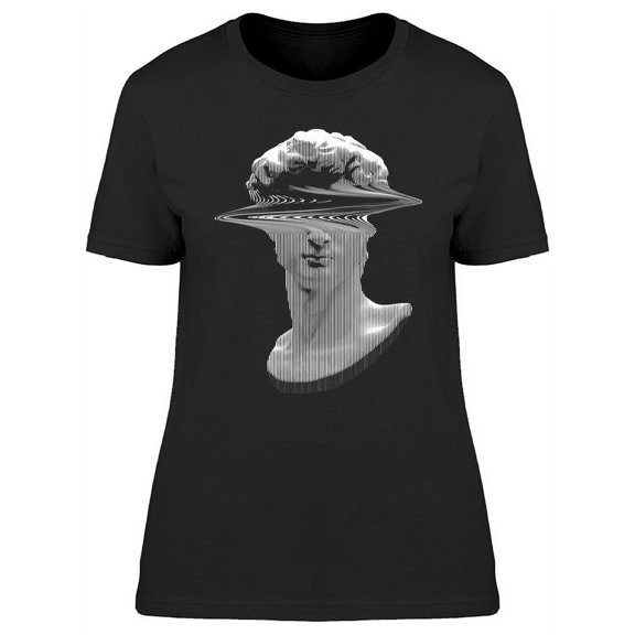 3d Rendering Vertical Line Bust T-Shirt Women -Image by Shutterstock, Female Small