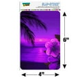 thumbnail image 6 of Beach Sunset Hibiscus Flower Hawaiian Purple Home Business Office Sign, 6 of 6
