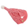 thumbnail image 3 of Pink Woolen Yarn Knitted Hat for Kids Perfect for Decoration and Memorable Photography Shoots One Size Fits Most, 3 of 3
