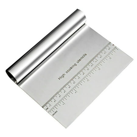 

Homeex Stainless steel cutting knife with scale steel scraper As shown