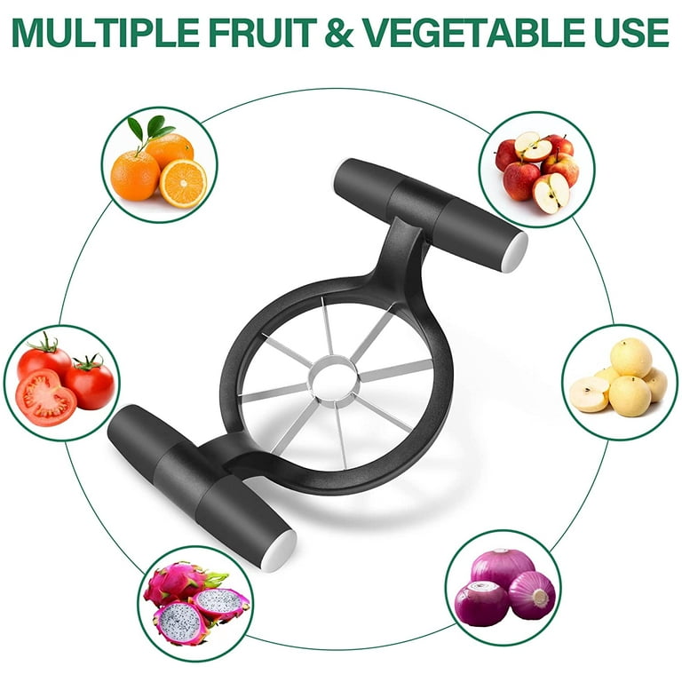 Jeexi Ultra-Sharp Stainless Steel Apple & Fruit Slicer, 8