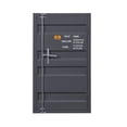 thumbnail image 3 of Bowery Hill Contemporary Metal Chest with 1 Door in Gunmetal Gray, 3 of 5