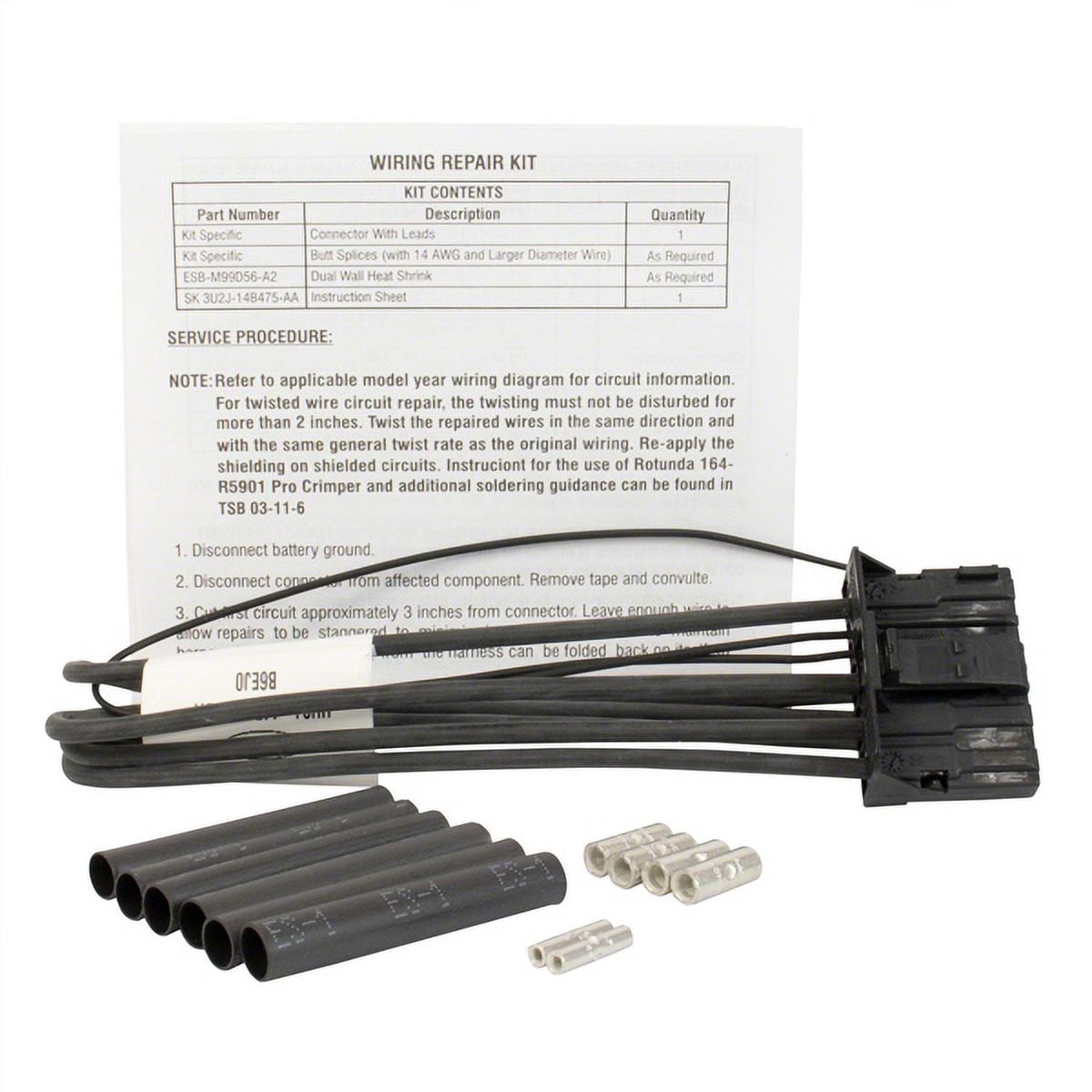 Motorcraft Wpt-1503 Blower Motor Connector Meets OEM specifications For Fits select: 2018-2019 Ford Explorer, 2018-2019 Ford Flex