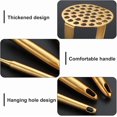 thumbnail image 3 of Potato Masher, Heavy Duty Stainless Steel Food Masher, Multifunctional Kitchen Mashed Cooking Tool for Avocado Potatoes Beans Vegetable Fruits- silvery, 3 of 5