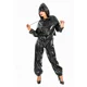 thumbnail image 2 of Monos de charol brillante para mujer, monos con capucha de PVC, pantalones bombachos góticos, traje de una pieza de látex sintético para mujer, ropa de club nueva personalizada, 2 of 5
