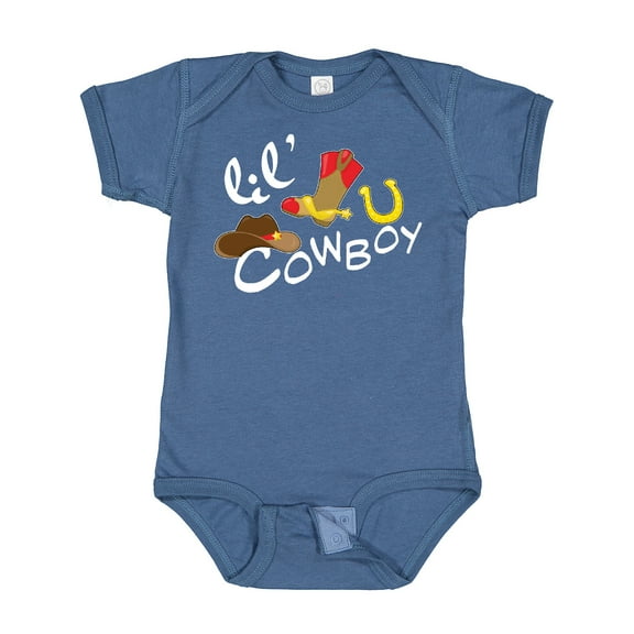 Inktastic Lil' Cowboy Boys Baby Bodysuit