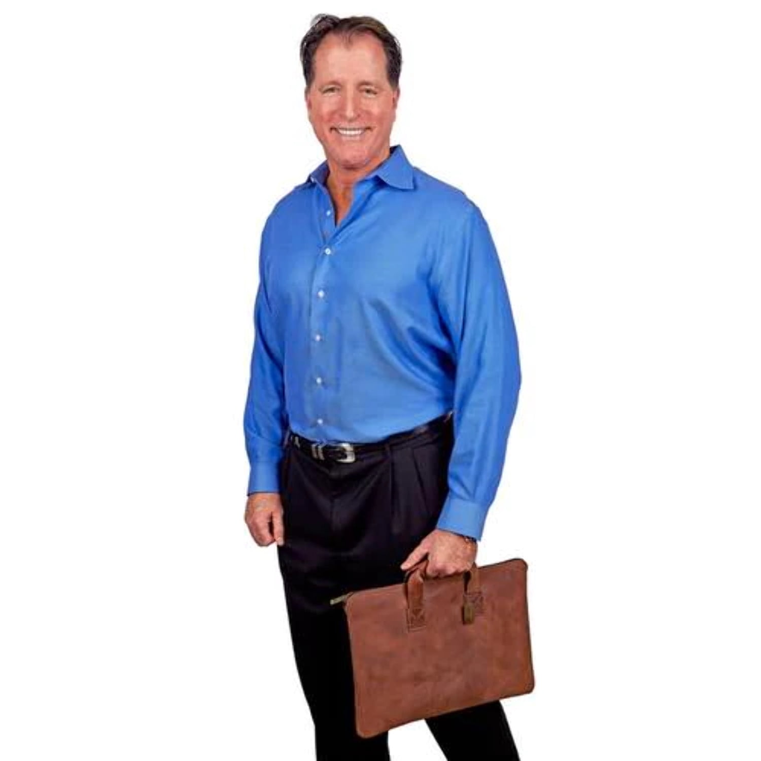 Claire Chase 600004991443 Rustic Folio with Handle Briefcase