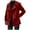 Red, variant on DeHolifer Men's Trench Coat Casual Solid Color Buttons Pockets Long Sleeve Loose Winter Outwear Trench Coat Black XL