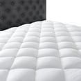 thumbnail image 5 of Taupiri Queen Quilted Mattress Pad Cover with Deep Pocket (8""-21"") Cooling Soft Pillowtop Bed Mattress Cover White, 5 of 5