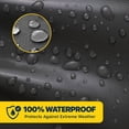thumbnail image 4 of Seal Skin Round Dining Set Cover, Waterproof Elite PVC (Black, 84"DIA x 28"H), 4 of 9
